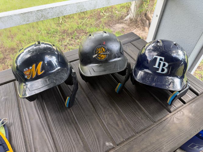 Large Rawlings Mach Batting Helmet (7 3/8” - 7 1/2”) team issue Charleston River Dogs