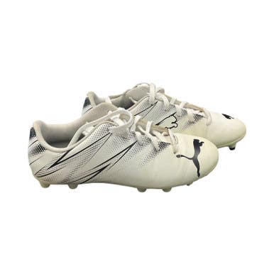 Used Puma Soccer Cleats White Junior 03 11859-S000031052