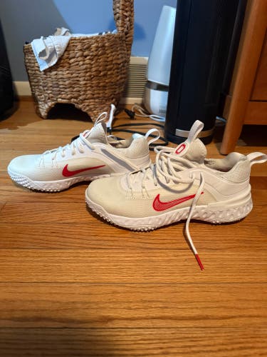 Ohio State Nike Huarache 8 Lacrosse Turf Shoes (New)