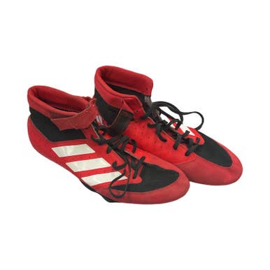 Used Adidas Wrestling Shoes Red Senior 14 11859-S000031037