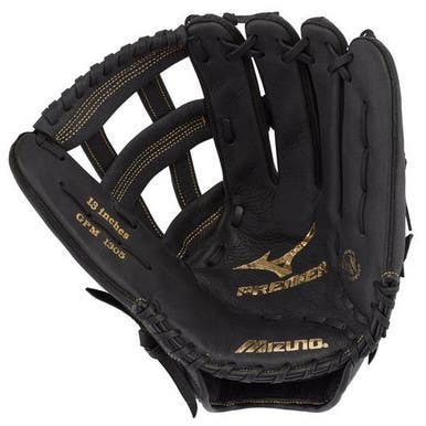 New Mizuno PREMIER GPM1305 BB/SB Glove RH Throw Black 13" 11347-MIZ312793R