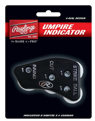 New RAWLINGS UMPIRE INDICATOR 11347-TNR4IN1