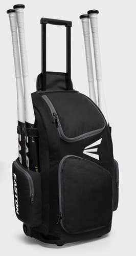 New Easton TRAVELER STAND UP BB/SB Team Wheeled Bag Black 11347-EAS8066095