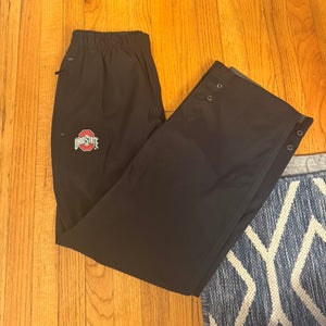 Ohio State Team Issues Black Medium Adult Unisex Nike Rain Pants (New)