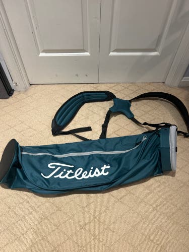 Titleist Players Lightweight Carry Golf Bag (New) Two-Way Divide Teal/Grey