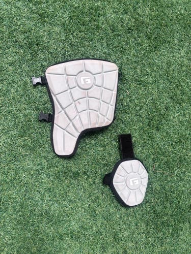 Gray Senior Shin Guards (Used)