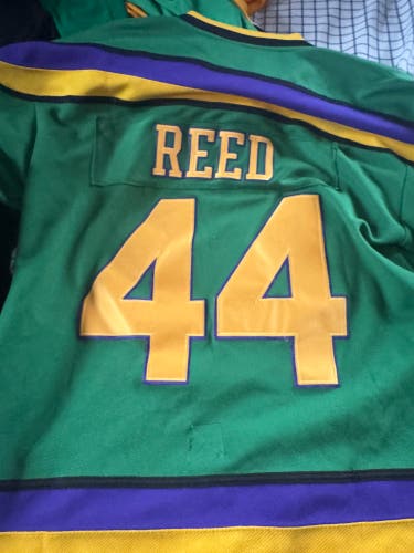 Fulton Reed Mighty Ducks Jersey Large