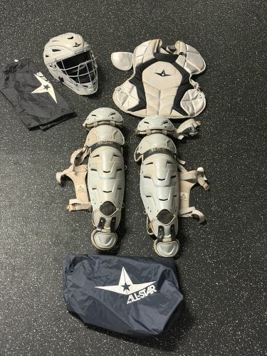 Black/Gray All Star System 7 Axis Catcher's Set (Used)