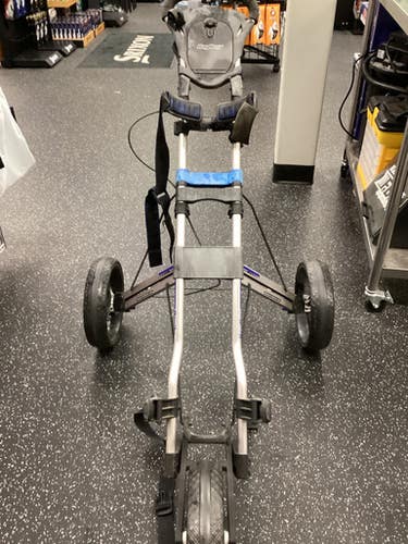 Used Bag Boy 3 WHEEL PUSH CART Golf Cart 3 Wheel 11851-S000046889