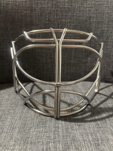 Pro Stock Cat Eye Hockey Goalie Cage Senior Chrome