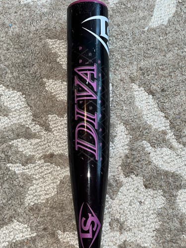 Louisville Slugger Diva Alloy Bat (-11.5) 16.5 oz 28" (Used) Black/Pink