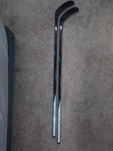 (2 PACK) Senior Bauer Nexus League Left Hand Hockey Stick P92 87 Flex Pro Stock (New)