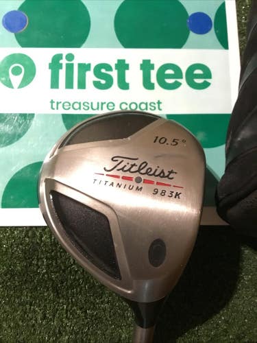 Titleist Titanium 983K 10.5* Driver Stiff Aldila NV 65g Graphite Shaft (45)