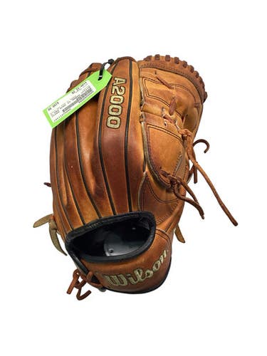 Used Wilson A2000 12 INCH PRO STOCK BB/SB Glove RH Throw Brown 12" 11347-S000269566