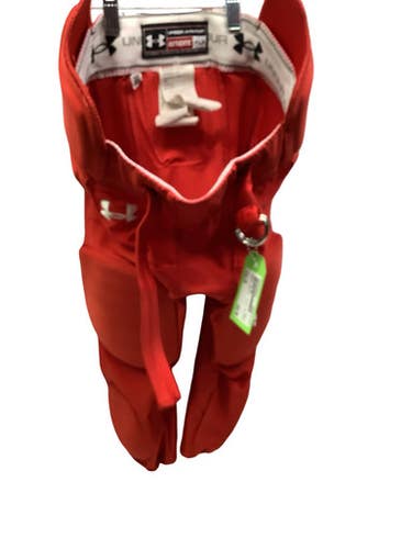 Used Under Armour Youth FB Integrated Pants Red LG 11347-S000269553