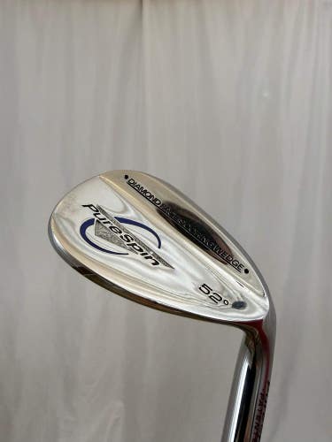 PureSpin Diamond Face Scoring Gap Wedge 52 Wedge Flex 35 NICE