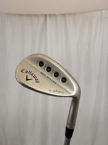 Callaway MD3 Milled Chrome S-Grind Lob Wedge 60/9 DG Stiff Flex 34.5 NICE