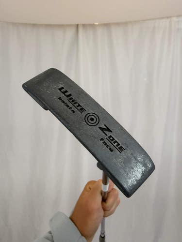 Unique White Zone Balata Face Blade Putter 35
