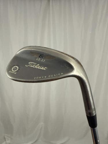 Titleist Vokey Spin Milled SM4 Chrome Lob Wedge 60 / 7 Wedge Flex 35.25