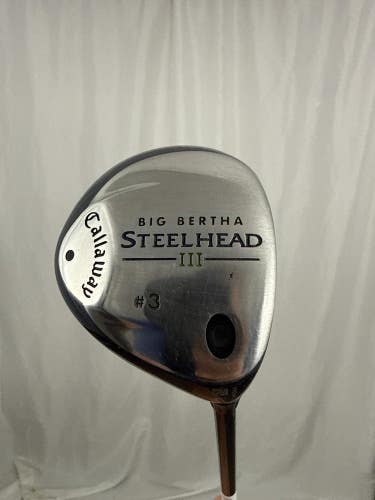 Callaway Steelhead III 3-Wood 15 Tuned Performance Stiff Flex 42.75 +HC