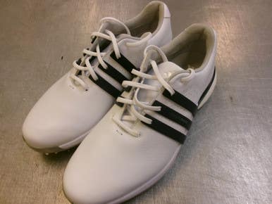 Used Adidas TOUR 360 Mens Golf Shoes White Senior 9.5 11339-S000202245
