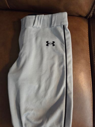 Under Armour Youth Baseball Pants Black Stripe