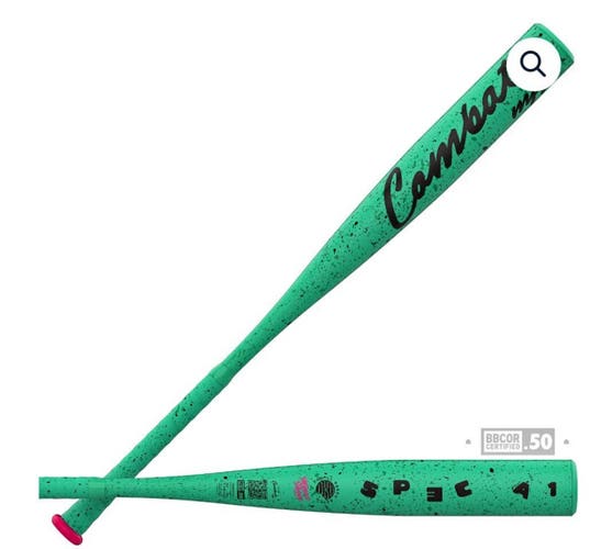 NIW UNRELEASED 2-PIECE Combat MFG Spec H1 Hybrid BBCOR Certified Bat (-3)