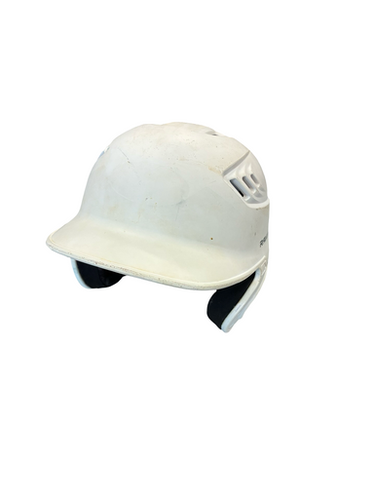 Used Rawlings BATTING HELMET Batting Helmet No Mask White M/L 11682-S000132635