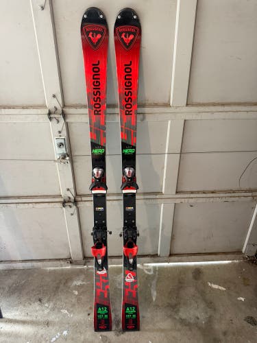 Rossignol Hero FIS SL Pro 157 cm Skis With Bindings (Used)