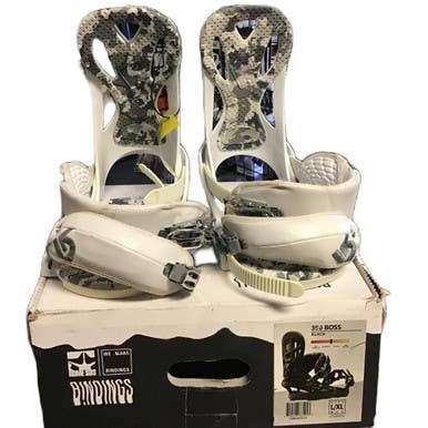 Used Burton FREESTYLE Mens Binding Only White LG 11730-S000071418