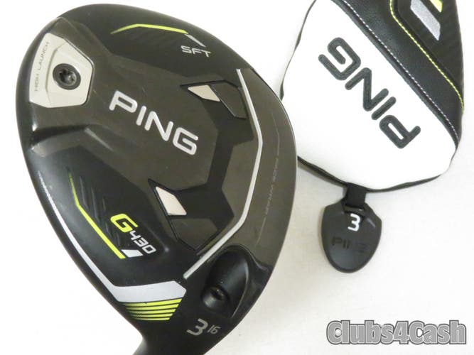 PING G430 SFT HL Fairway 15 High Launch 3 Wood Alta CB 65 Black Stiff +Cover