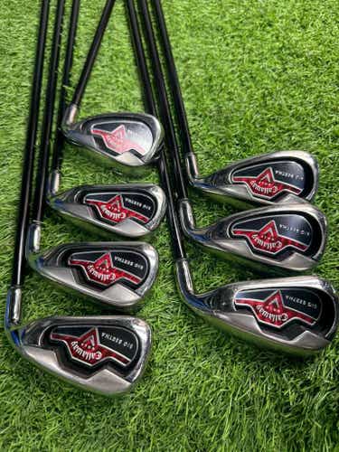 Callaway - 2006 Big Bertha - IRON SET 5-Pw -Graphite Callaway 75gr - Stiff Flex - RH