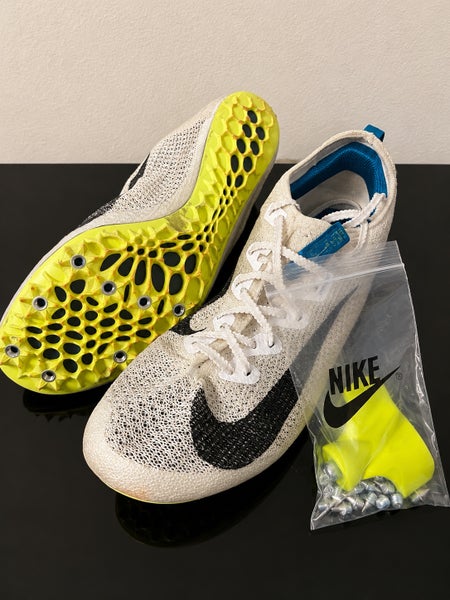 White Men's Size M 8.0 (W 9.0) Nike Zoom Superfly Elite 2 Shoes (Used)