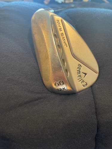 Men's Callaway Jaws Raw Right Handed Wedge Regular Flex 60 Degree (Used)