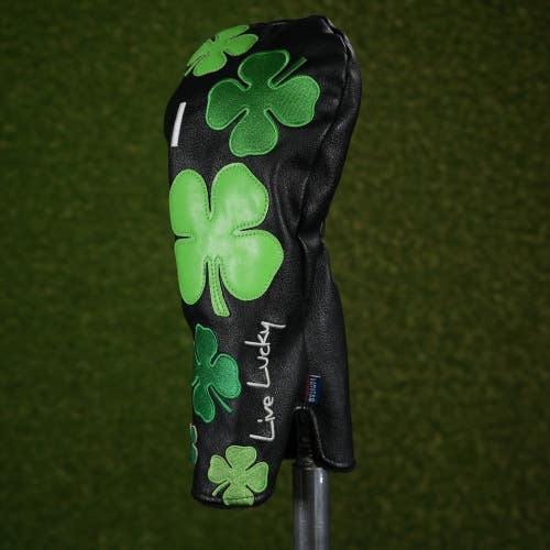 Black Clover Live Lucky Emerald Limited Edition Driver Headcover Black / Green