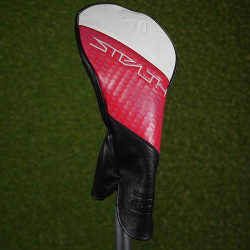 TaylorMade Stealth2 Driver Headcover White / Black / Red ~ LOOK!!