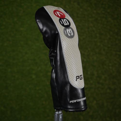 Performance Golf 357 Fairway Wood Headcover Cream / Black ~ LOOK!!