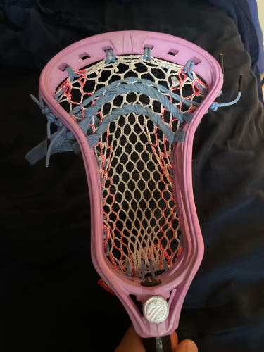 Custom Lacrosse head stringing and dye