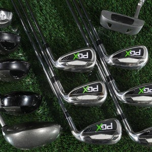 Men's 12Pc. Pinemeadow Hybrid Golf Set Callaway Biggest Big Bertha, KZG, PGX RH
