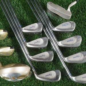 Women's 12Pc. Lynx Tigress Golf Set Golden Bear Mega 300, Wilson Ultra RH