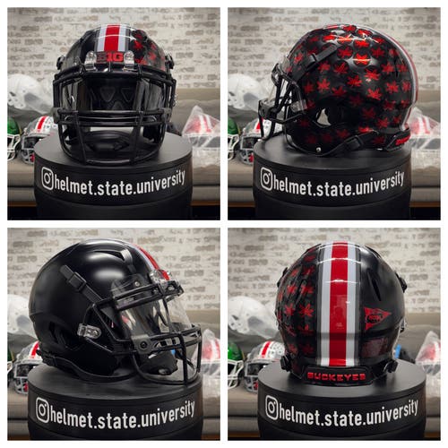 Ohio State Football Helmet - Black alternative - Schutt Full-size
