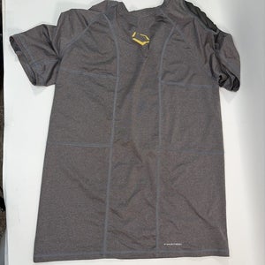 Evoshield NanoCell Chest Guard Shirt, Grey, XXL