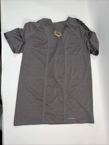 Evoshield NanoCell Chest Guard Shirt, Grey, XXL