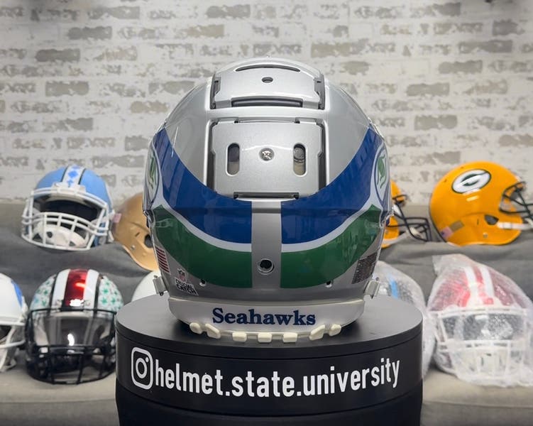f7 nfl helmet Game Day Skinz Skin Adult + Youth Game Day Skinz, Inc Fit system is engineered with advanced Seattle Seahawks Throwback Football Helmet