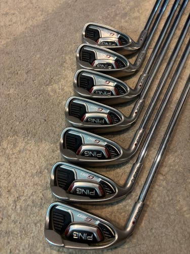 Men's 2011 Ping G20 Left Hand Iron Set Regular Flex (Used)