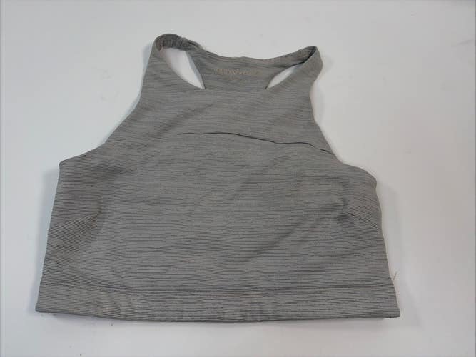 Outdoor Voices Sports Bra, Grey/Pink, Small