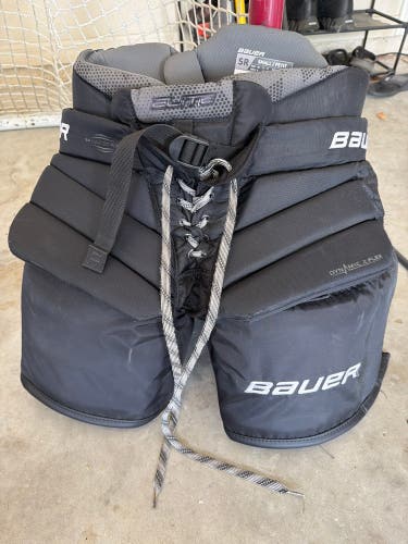 Senior Small Bauer Elite Hockey Goalie Pants (Used)