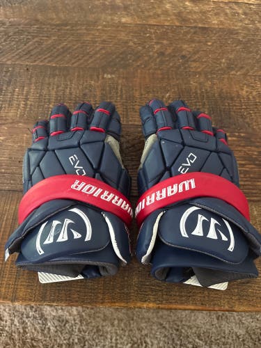 Warrior Evo Lacrosse Gloves (Used)