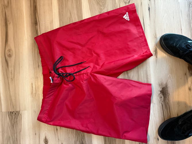 Red Large Adidas Pant Shell (Used once)