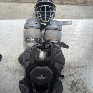 Gray All Star System 7 Axis Catcher's Set (Used)